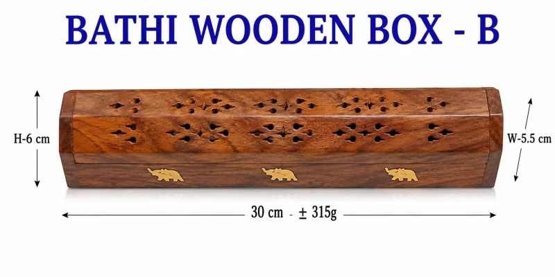 BATHI WOODEN BOX - B